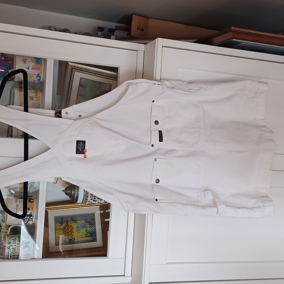 Harley Davidson White Shorts Overalls Women's L - Picture 6 of 16